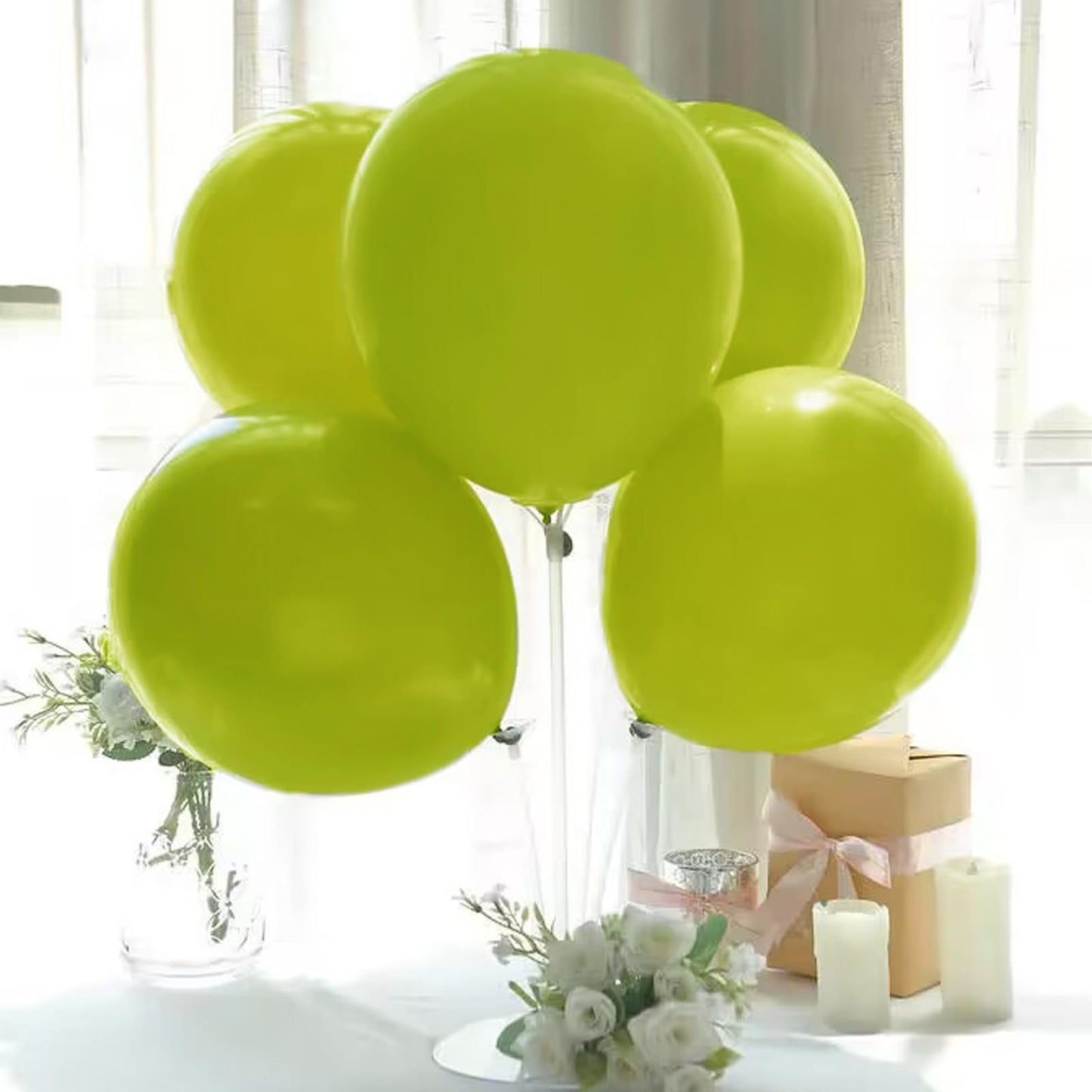 Green Balloons Different Sizes, Scmdoti Teender Green Balloons 18 12