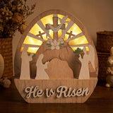 Valery Madelyn Easter Decorations with LED Light Lighted Empty Tomb