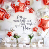 24 Pcs 18" Red Star Balloons Foil Balloons Mylar Balloon for Baby