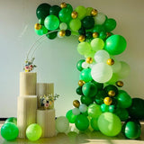 St Patricks Day Balloon Arch Garland Kit 131PCS Green Balloon Arch