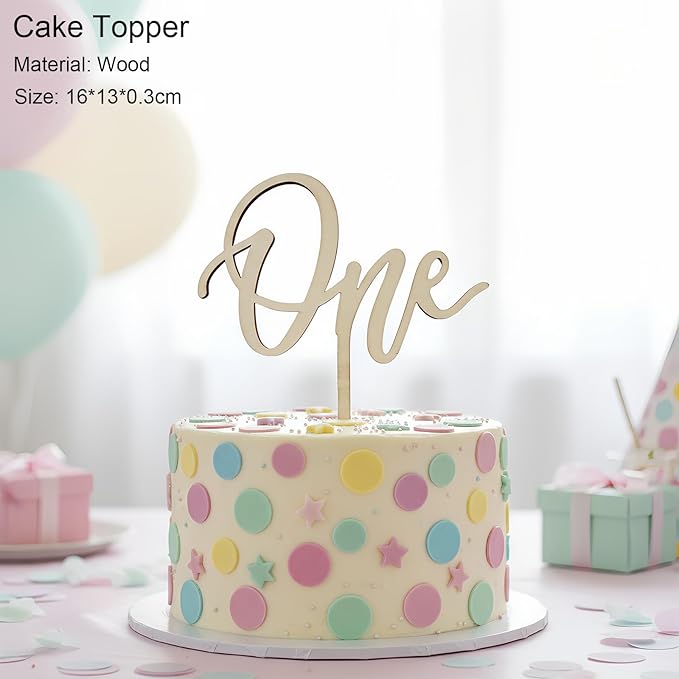First Birthday Decorations for Girl Complete Party Set with