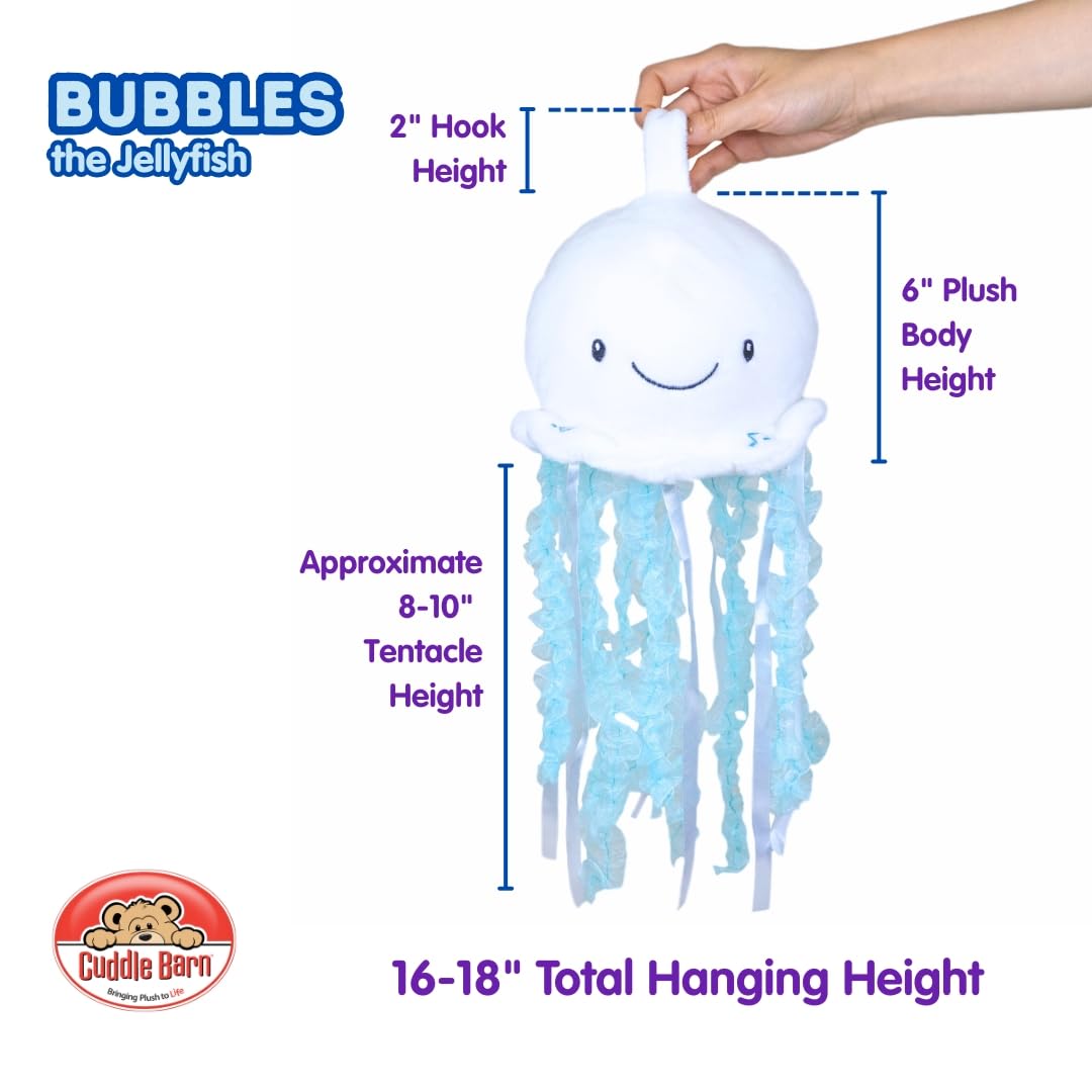 Cuddle Barn - Jellyfish Bubbles | Soft Jelly Fish Plush Toy | Hanging