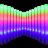 LifBetter Light Up Glow Sticks Bulk, LED Foam Sticks in The Dark with