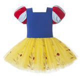 DYMCII Baby Girls Snow White Princess Ballet Dress Short Sleeve