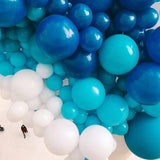 PartyWoo Royal Blue Balloons 140pcs Different Sizes Pack of 18 12 10