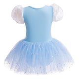 MYRISAM Cinderella Princess for Girls Ballet Dance Tutu Skirted