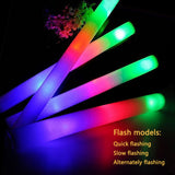 ColorHome Foam Glow Sticks-192 PCS Light up Sticks Party Favor Glow in