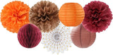 Fall Boho Baby Shower Party Decorations Streamers Lanterns 14pc