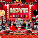 Movie Night Birthday Party Decorations 116Pcs Movie Night Party
