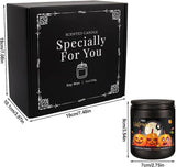 Halloween Scented Candles Set 4 Pack 7oz Each Soy Wax Candles with