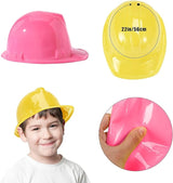 Haysandy Construction Hats Bulk Plastic Construction Party Hats Soft