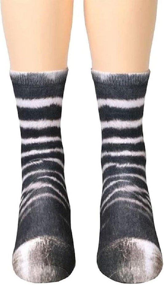 FreeNFond Funny Animal Paw Socks Gag Gifts for White Elephant Gift #9