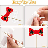 Casino Theme Party Decorations Tumwisk 30PCS Las Vegas Photo Booth