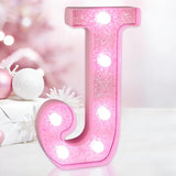 Pink Light Up Letters, LED Marquee Letters for Table, Small Glitter #1