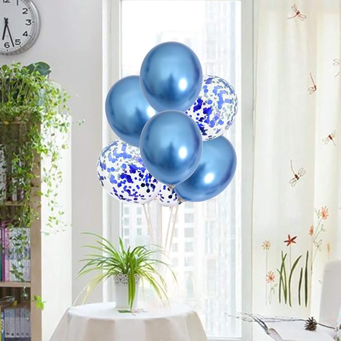 Blue Balloon Stand Centerpiece Table Decoration for Boy Baby Shower