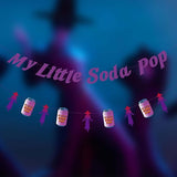 “My Little Soda Pop” Demon Movie Party Banner, Coquette Soda Theme