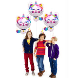 Pet Animal Unicorn Cat Balloon Caticorn Balloon Cute Pussycat‌ Party