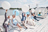 5PCS Big White Balloons Giant 36 Inch Large White Balloon Jumbo