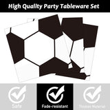 Serves 24 Soccer Birthday Party Plates Napkins Soccer Party Supplies