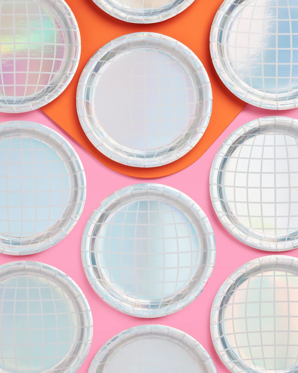 xo, Fetti Disco Ball Paper Plates - 25 pk, 9" | Bachelorette Party