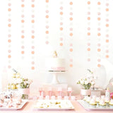 Peach-Pink White Party-Decorations Paper Garland - 52ft Princess
