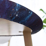 Spiral Galaxy Tablecloth with Elastic Edge, Round Table Cloth