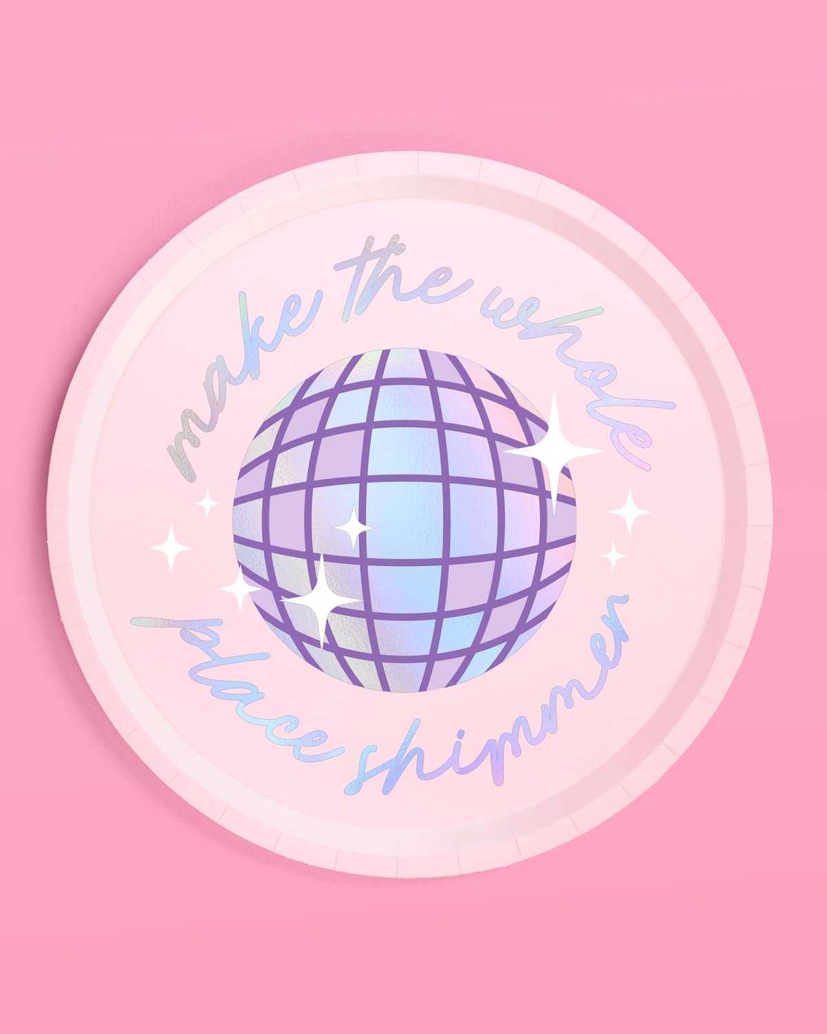 xo, Fetti Party Paper Plates | 24pcs. 9" | Concert Party Tableware,