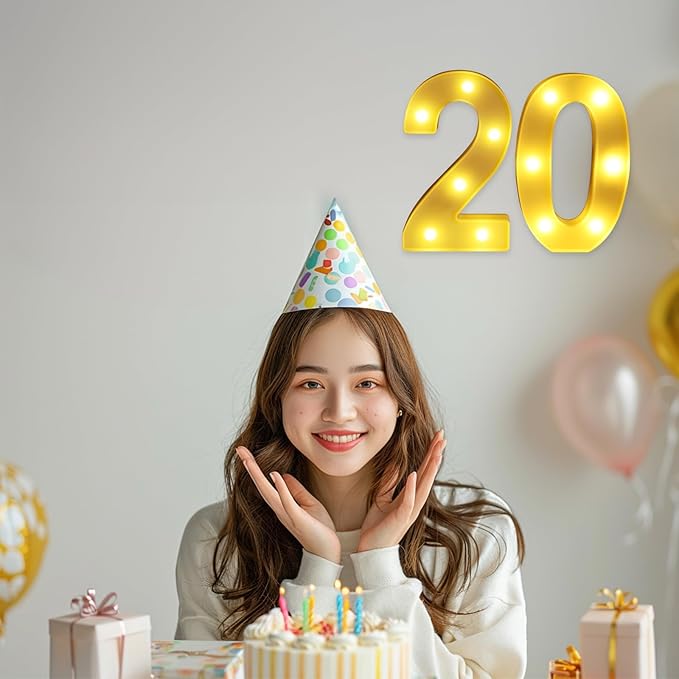 20th Birthday Decorations for Women Men Happy 20 Year Old Birthday