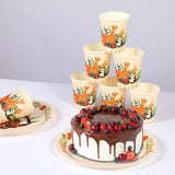 175 PCS Jungle Party Plate Set Animal Theme Party Decorations