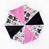 31Ft Pink Black Halloween Party Decorations Spider Bow Pumpkin Skull