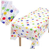 2 Pack Happy Birthday Plastic Tablecloth, 54x108 inch Rectangular