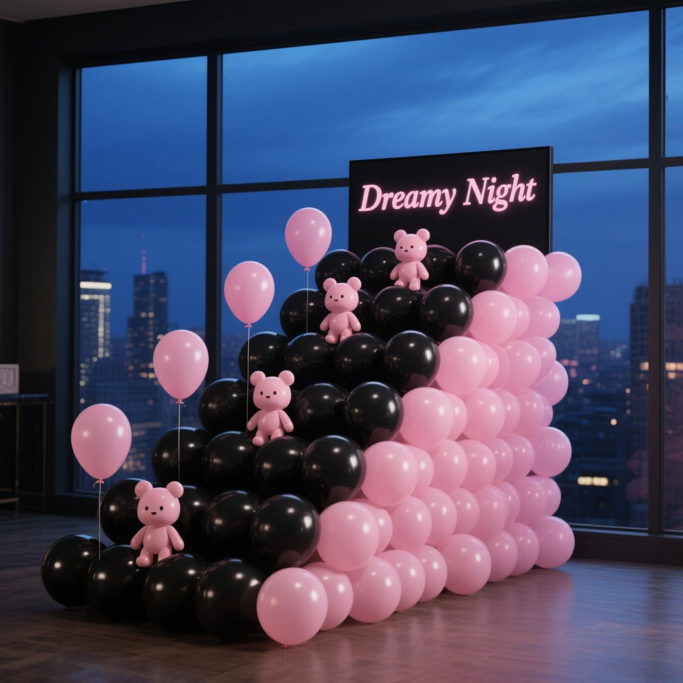 DRWKAY Pink Balloons 100 Pack, 12 Inch Latex Helium Pink Balloons