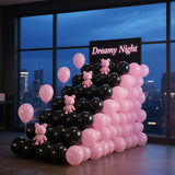 DRWKAY Pink Balloons 100 Pack, 12 Inch Latex Helium Pink Balloons
