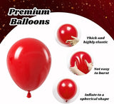 Red Black and Gold Balloons, 60pcs 12inch Red Black Gold Confetti