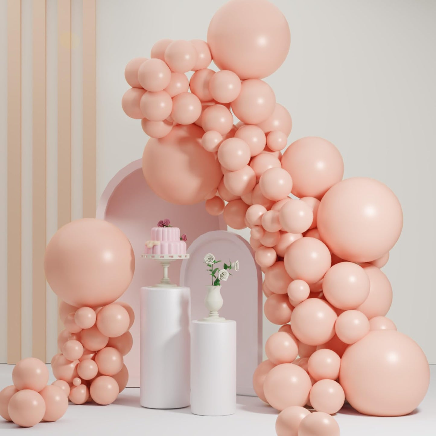 Peach Blush Balloons - Peach Blush Balloons Different Sizes 18 12 10 5