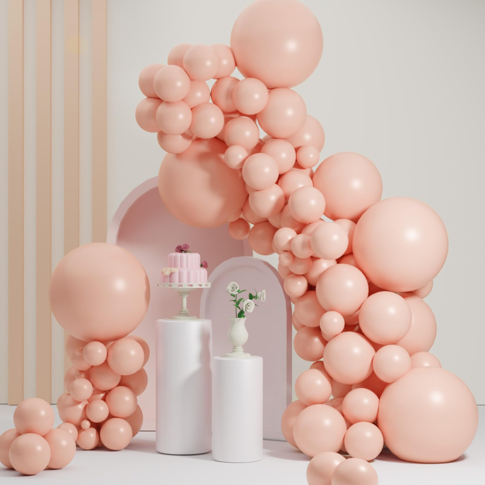 Peach Blush Balloons - Peach Blush Balloons Different Sizes 18 12 10 5
