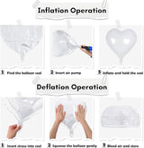 Cream Heart Foil Balloon, 18 Inch Sand White Heart Shape Foil