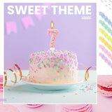 MTLEE Number 7 Birthday Candle with 12 Pcs Spiral Candles for Girls