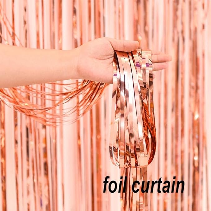 Rose Gold Birthday Decorations for Women, Happy Birthday Banner,