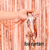 Rose Gold Birthday Decorations for Women, Happy Birthday Banner,