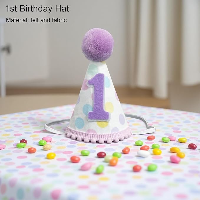 First Birthday Decorations for Girl Complete Party Set with