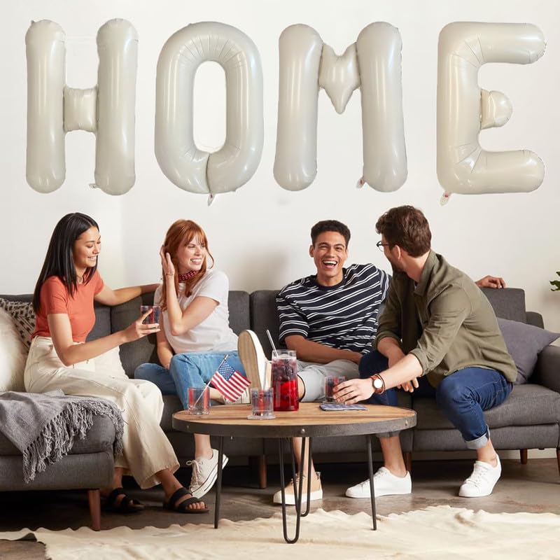LAOREI 40 Inch HOME Letter Balloon - Housewarming Party Decorations