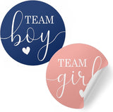 Navy and Blush Gender Reveal Party Team Blue Boy or Team Pink Girl