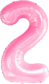 KatchOn, Giant Pink Number 2 Balloon - 40 Inch | Two Balloon, Light