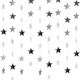 Patelai Glitter Star Garland Banner 2026 Graduation Decor 130 Feet Sta