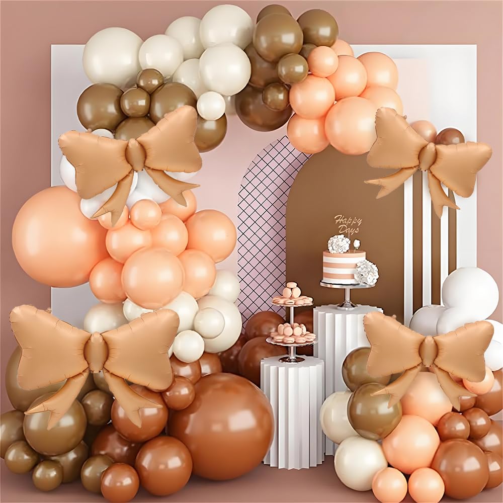 4pcs Jumbo Oversized Ribbon Balloons Coquette Bow Balloons Bow Pa Maca