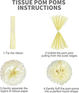 Green Tissue Paper Pom Poms for St.Patrick Day Irish Ceiling Wall