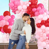 150Pcs Valentine's Day Balloon Garland Arch Kit Pink Red Rose Red