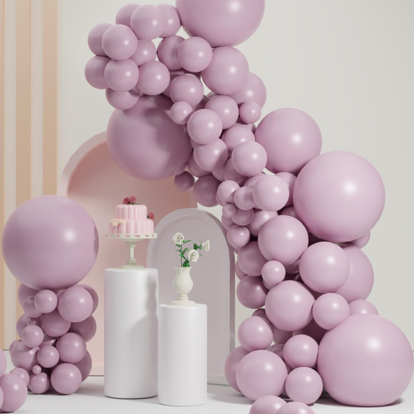 Taro Purple Balloons, Scmdoti Taro Purple Balloons Different Sizes 18