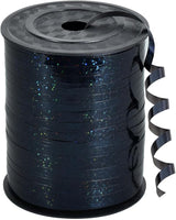 BEISHIDA 500 Yards Black Ribbon Crimped Curling Shiny Metallic